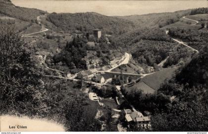 CPA Les Clées Kanton Waadt, Gesamtansicht