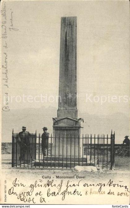 Cully VD Monument Davel