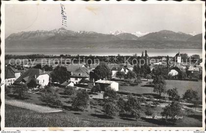 Etoy et les Alpes Vue generale