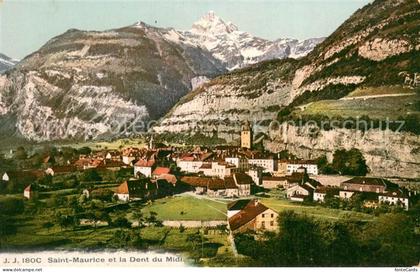 Saint Maurice VS Saint-Maurice et la Dent du Midi