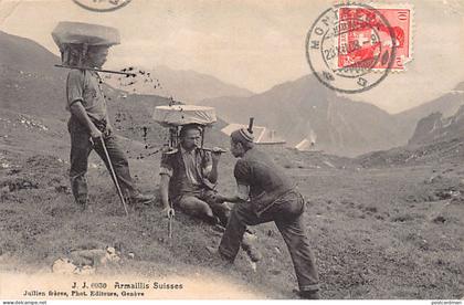 Suisse - Canton de Vaud (VD) Armaillis Suisses - Ed. Jullien Frères 6930