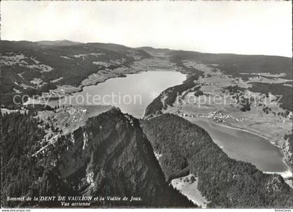 Vaulion Sommet de la Dent de Vaulion et Vallee de Joux vue aerienne
