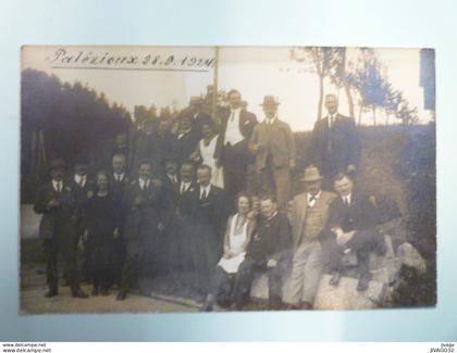 PALEZIEUX  28 - 9 - 1924  :  Carte  PHOTO très animée