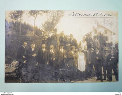 PALEZIEUX  28 - 9 - 1924  :  Carte  PHOTO très animée