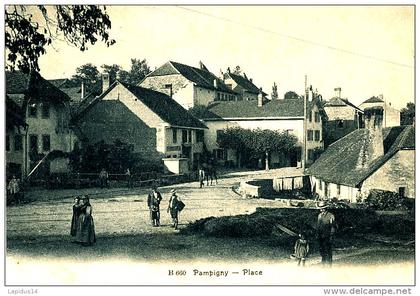 AG 39 / C P A   - SUISSE -  PAMPIGNY   PLACE