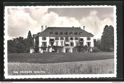 Foto-AK Prangins, Hotel Haute-Riva