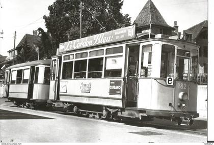 CPM - Suisse - Vaud - Tramway  Terminus de Prilly  Pub le Cordon Bleu
