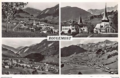Suisse - ROUGEMONT (VD) Carte multi-vues - Ed. Perrochet 4592