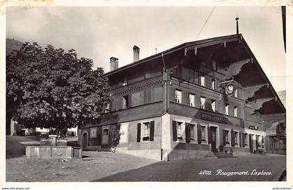 Suisse - ROUGEMONT (VD) La place - Hôtel de Commune - Ed. Perrochet 4802