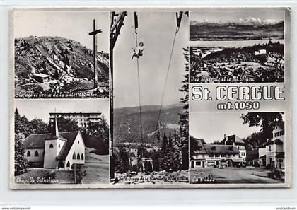 Suisse - SAINT CERGUE (VD) Carte multi-vues - Ed. C. Sartori 3332