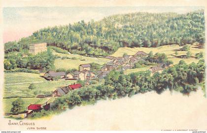Suisse - SAINT-CERGUE (VD) Illustration de la commune - Ed. inconnu