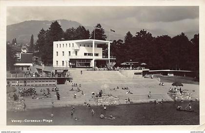Suisse - VEVEY (VD) Corseaux Plage - Ed. Star 2104