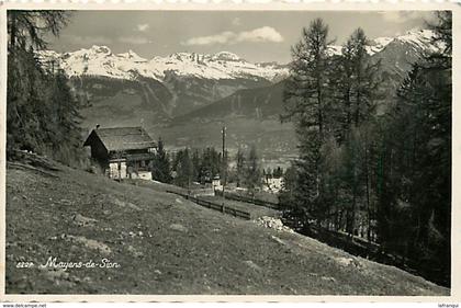 ref G567- mayens de sion  - suisse - carte bon etat  -