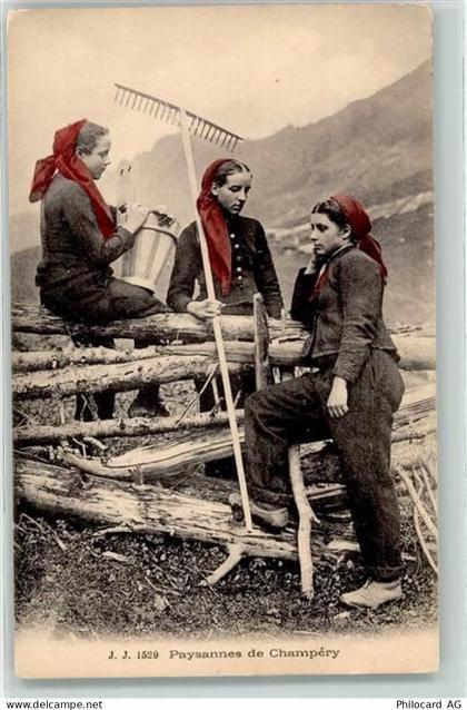 1874 Champéry - Bäuerinnen - 10601658