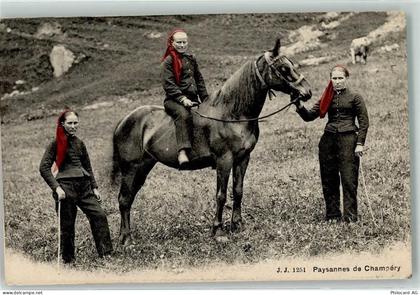 1874 Champéry - Paysannes - 39407347