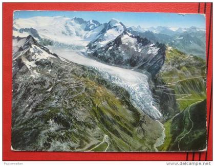 Obergoms (VS) - Flugaufnahme Grimsel, Furka, Rhonegletscher,