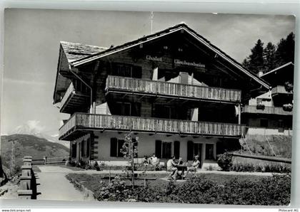 3925 Grächen 1969 Foto AK Pension Lärchenheim - 38186419