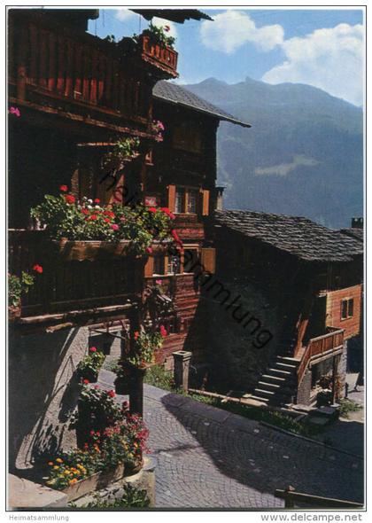 Grimentz - vieux chalets - Ansichtskarte Großformat
