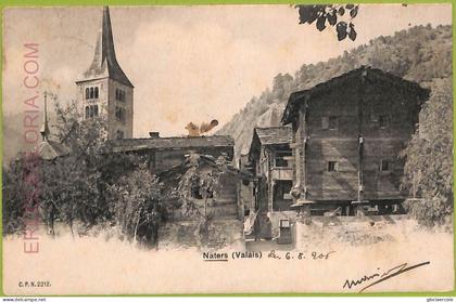 ad6608 - SWITZERLAND Schweitz - Ansichtskarten VINTAGE POSTCARD - Naters - 1906