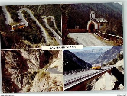 1997 Haute-Nendaz - Postauto Kapelle Passstrasse Ort lt. Stempel - 39374967