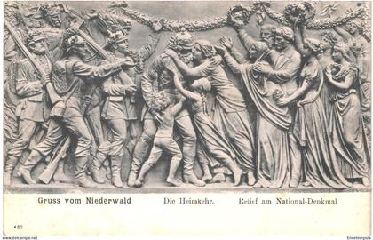CPA Carte postale Suisse Niederwald  Relief am National Denkmal début 1900 VM74535