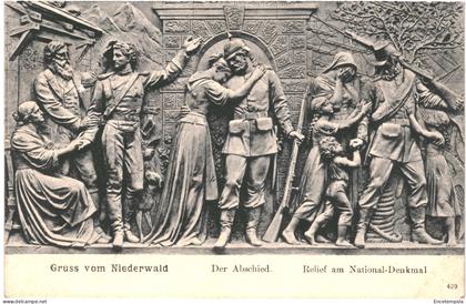 CPA Carte postale Suisse Niederwald  Relief am National Denkmal début 1900 VM74538