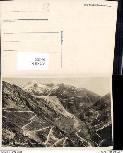 620330,Rhonegletscher Grimsel- u. Furkastraße Obergoms