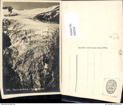 620554,Foto Ak Glacier du Rhone Rhonegletscher Obergoms Gletscher