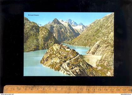 GLETSCH Obergoms GRIMSEL Hospiz gegen Finsteraarhorn   Wallis Valais