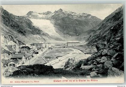 3999 Oberwald - Gletsch et le Glacier du Rhone - 10596560
