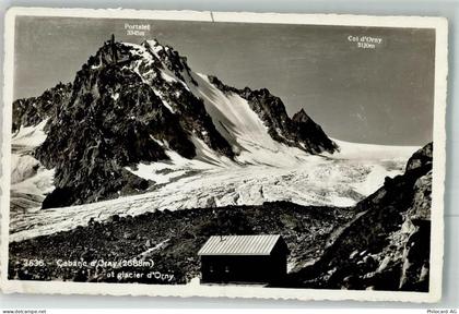 1937 Orsières 1943 Foto AK Feldpost Cabane d’Orny - 38023118