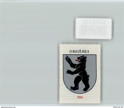 1937 Orsières - Vignette Wappen Kaffee Hag ca 1920-1940 - 11102242
