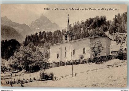 1891 Vérossaz Daviaz - Kirche dents du Midi - 10600665