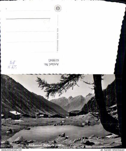 619845,Foto Ak Lötschental Fafleralp Wiler Lötschen