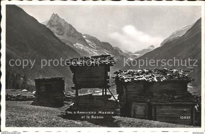 Anniviers Val d Anniviers Grimentz VS Mazots et le Besso