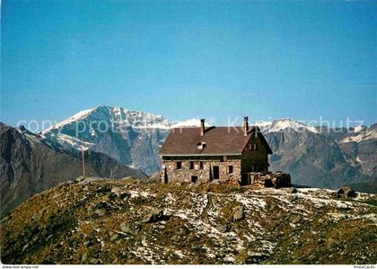 Bagnes Cabane Mont Fort Berghuette Berner Alpen