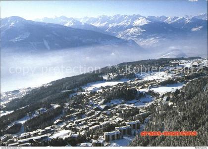 Crans-Montana Fliegeraufnahme