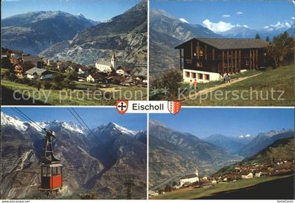 Eischoll Balmhorn Bietschhorn Metjen Rhonetal Seilbahn