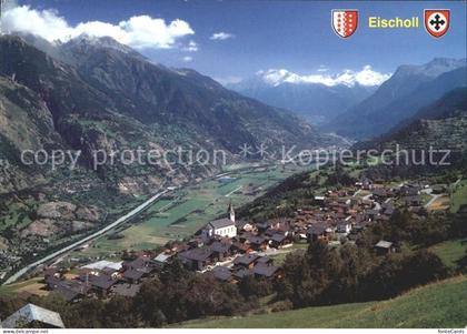 Eischoll im Rhonetal Panorama