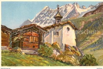 Eisten im Loetschental Kuenstlerkarte