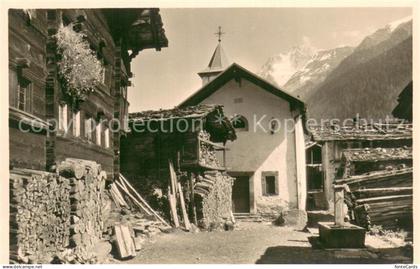 Ferden VS in Loetschen mit Bietschhorn