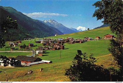 Gluringen Goms VS Panorama mit Weisshorn