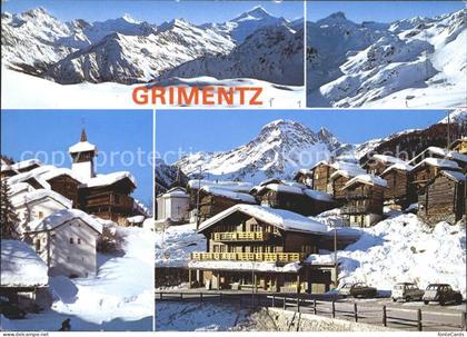 Grimentz Le village et les pistes de Grimentz