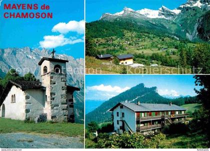 Mayens-de-Chamoson Kirche Panorama Hotel