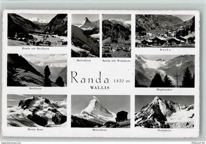 3928 Randa - Ortsansichten Mehrfachaufnahme Breithorn Monte Rosa Matterh... - 10157473