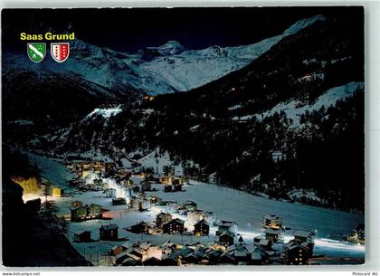 3910 Saas-Grund - Allalinhorn Nacht Beleuchtung - 40161896