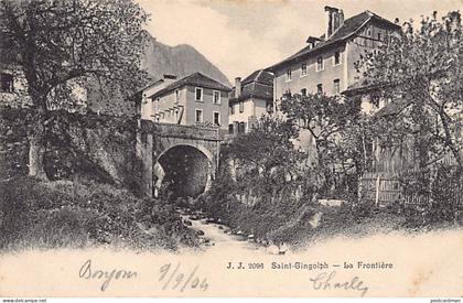 Suisse - SAINT GINGOLPH (VS) La Frontière - Ed. Jullien Frères