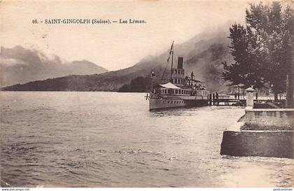 Suisse - SAINT-GINGOLPH (VS) Lac léman - Bateau Salon - Ed. Boch 46
