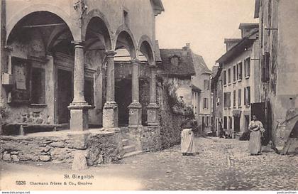 Suisse - SAINT-GINGOLPH (VS) Une rue - Ed. Charnaux 5826