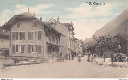 Suisse - ST. GINGOLPH (VS) Douane Suisse - Hôtel - Ed. R.E. Chapallaz 50146